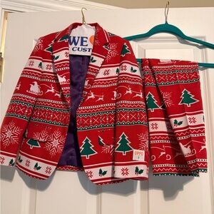 Boy’s Oppo Red Christmas Suit